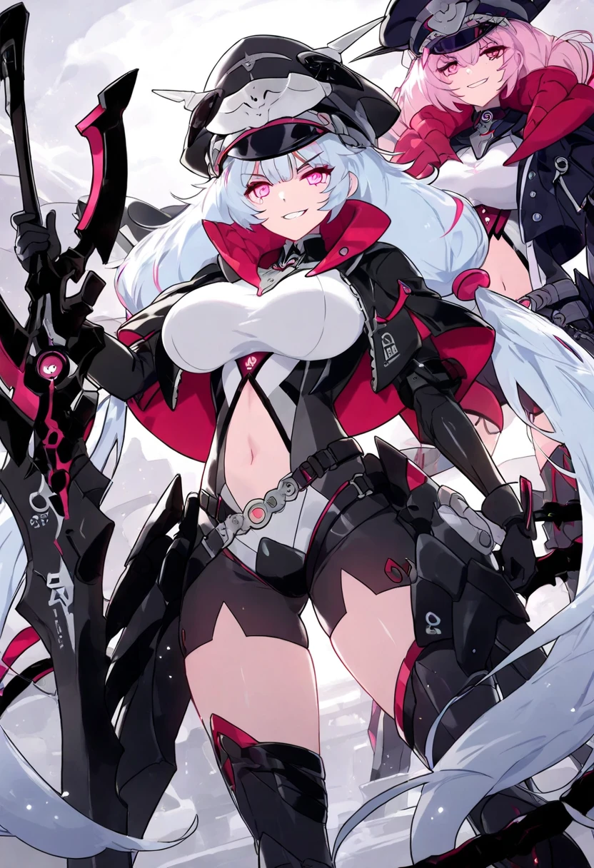 a girl,sheep'bugle, full color, long white hair, Red眼睛 ,Eyeliner, immerse in water, black transparent clothes, Red, open air, Rose, night, ruins, Butterfly,Rear view,Big Asut close-up,camel toe,bend over,Soaked,Mecha