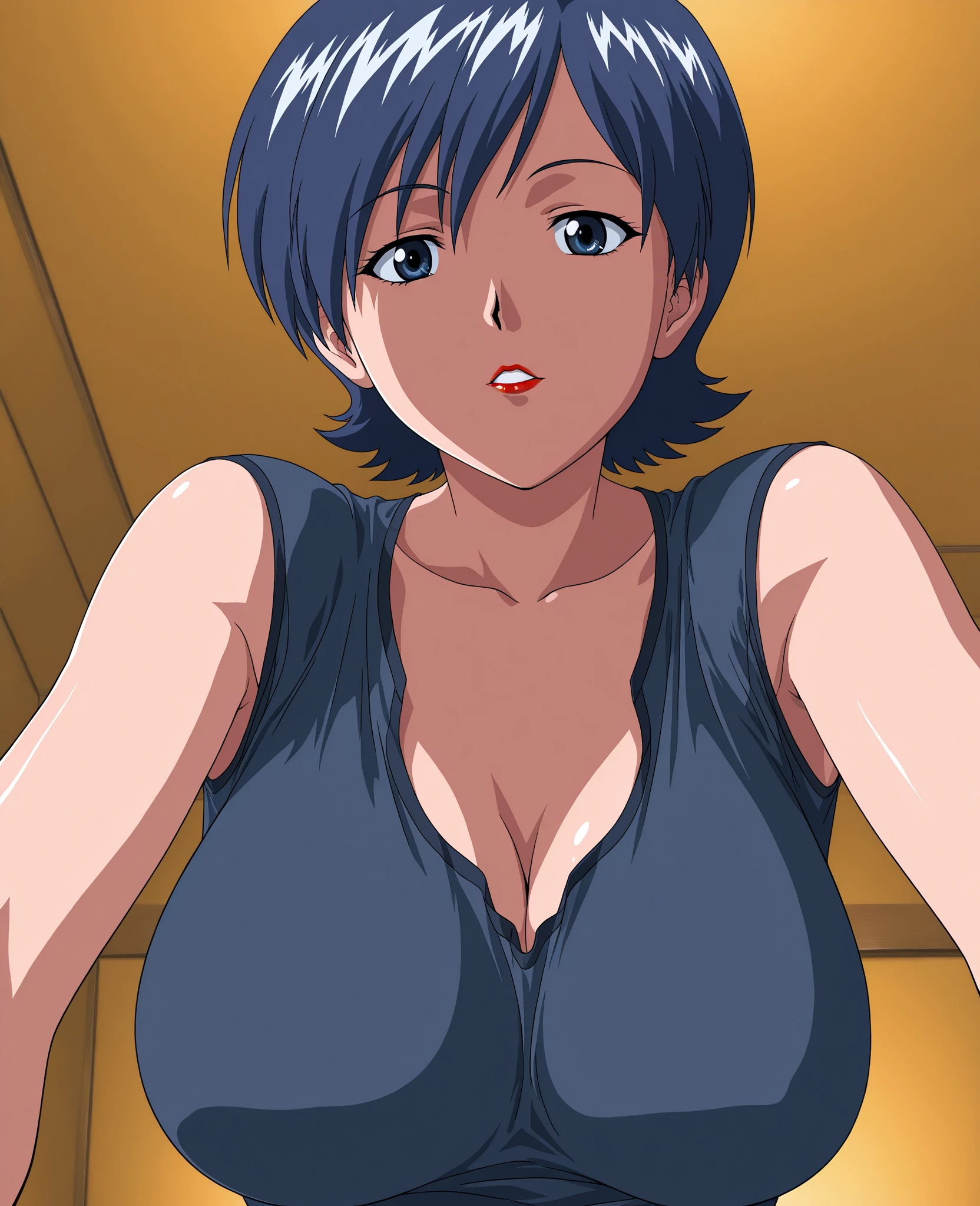 Intimate scene, 18-year-old woman, small breasts, pubic hair, fully nude, genitalia, sexual intercourse, during sex, NSFW, best quality, 4k, 8k, highres, masterpiece:1.2, ultra-detailed, realistic:1.37.