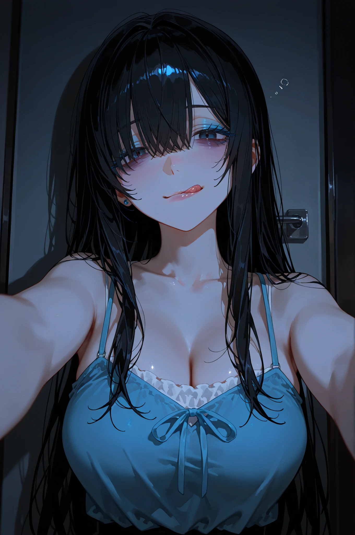(highest quality,4K,8k,High resolution,masterpiece:1.2),Very detailed,(Realistic,photoRealistic,photo-Realistic:1.37),Beautiful woman, Hinata Hyuga,Healthy Body,
Beautifully detailed sweat glands,Smooth skin texture,Carefully drawn,
(humidity:1.2), Beautiful Eyes, (Attractive face:1.2), (Beautiful Skin),(Big Breasts),Sticky with sweat,In a dynamic pose,
Naruto's World,indoor,In a dripping cave
