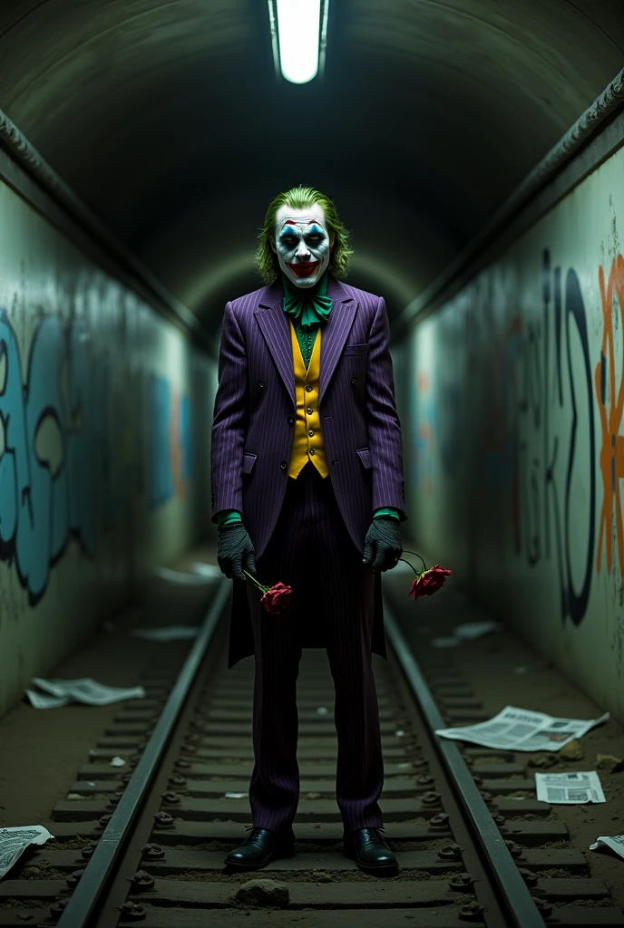Joker、Tokyo Metro、Covered in blood