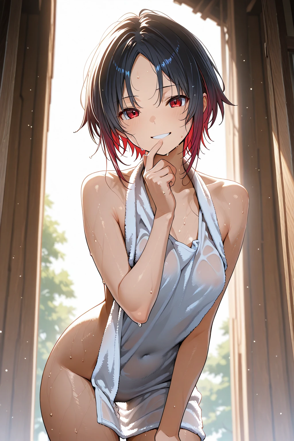 Loincloth、festival、Girl、Girl、Short、Younger、Lower school year、Baby Face、Half naked、Nipples、Thighs、Both eyes open