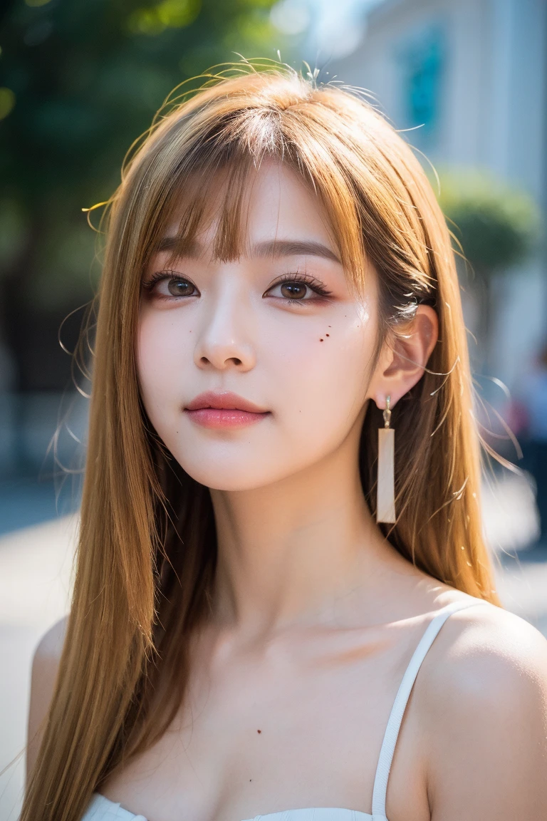 Mini dress、Silver Hair、Sexy big boobs，15 year old beautiful girl looks sexy and cute＆Cute beautiful sexy face、A strong wind blows my hair in front of my face、Double teeth、Reduces the appearance of nasolabial folds、Fluttering exy Big 、Sexy cute looks and cute 15 year old beautiful girl, beautiful and sexy face、A strong wind blows my hair in front of my face、beautiful long blonde French braided hair、beautiful, Cute and sexy eyes hidden behind long bangs、Glaring、Eyes welling up with tears、