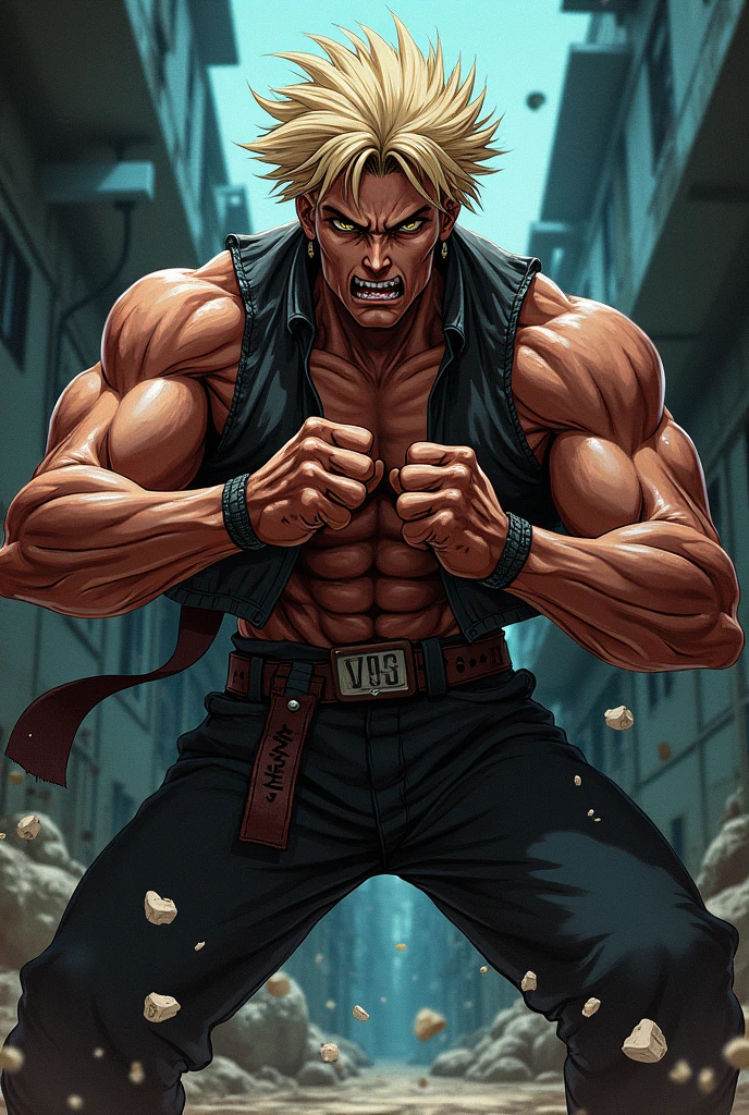 Garou fighting position