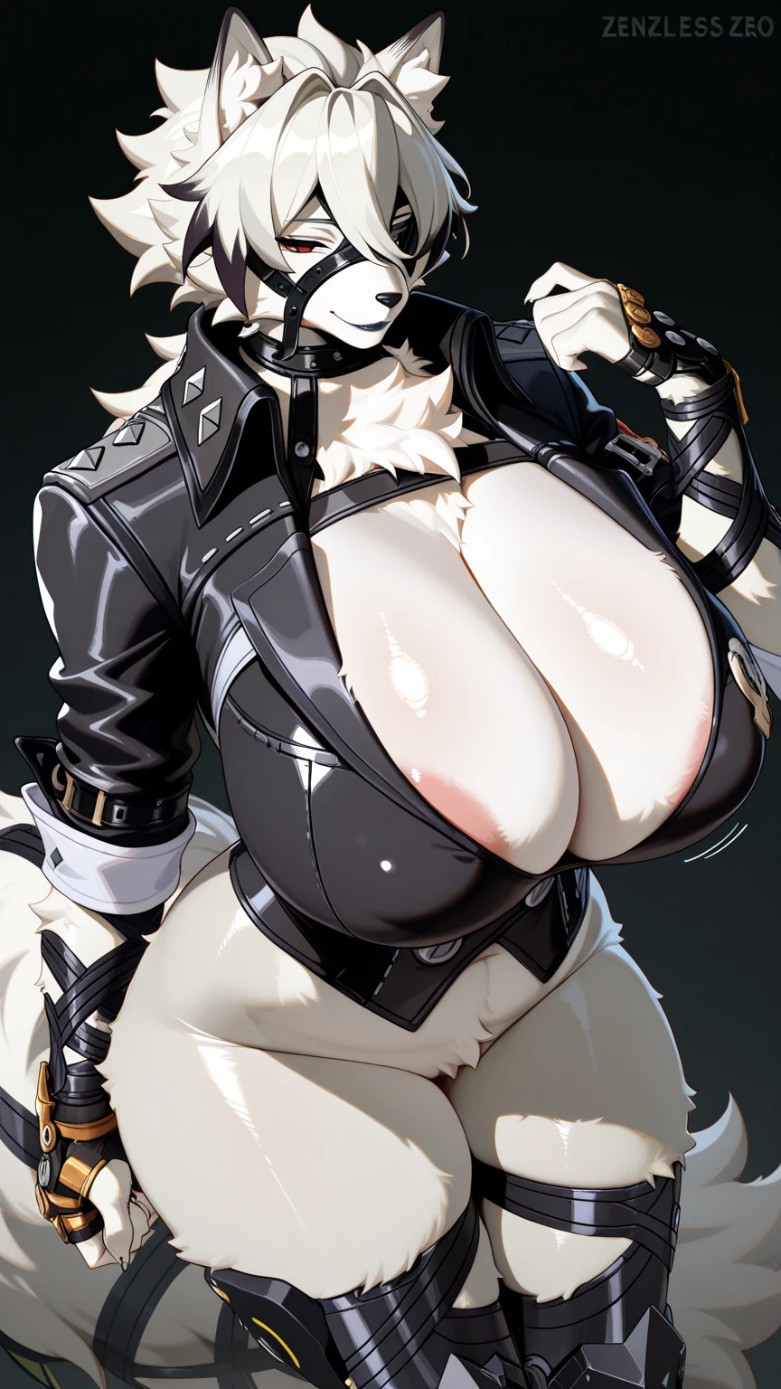 a sexy naked Artificer wearing an oblong white featureless futuristic helmet, a ripped open black skintight bodysuit, her face covered, faceless, helmet, (completely naked), topless and bottomless, exposing her puffy vagina, vulva, clitoris, pubes, and asshole, with her voluptuous gigantic boobies and nipples hanging out freely, huge cleavage, erect nipples, wide hips, shapely, beautiful, full-figured, a huge ass, huge bosom, ((ridiculously big tits)), perfect milky breasts, M-cup breasts, massive saggy boobs, and thick thighs, lewd, ((exposed vagina)), ((hairy pussy)), covered head, covered face, anime
