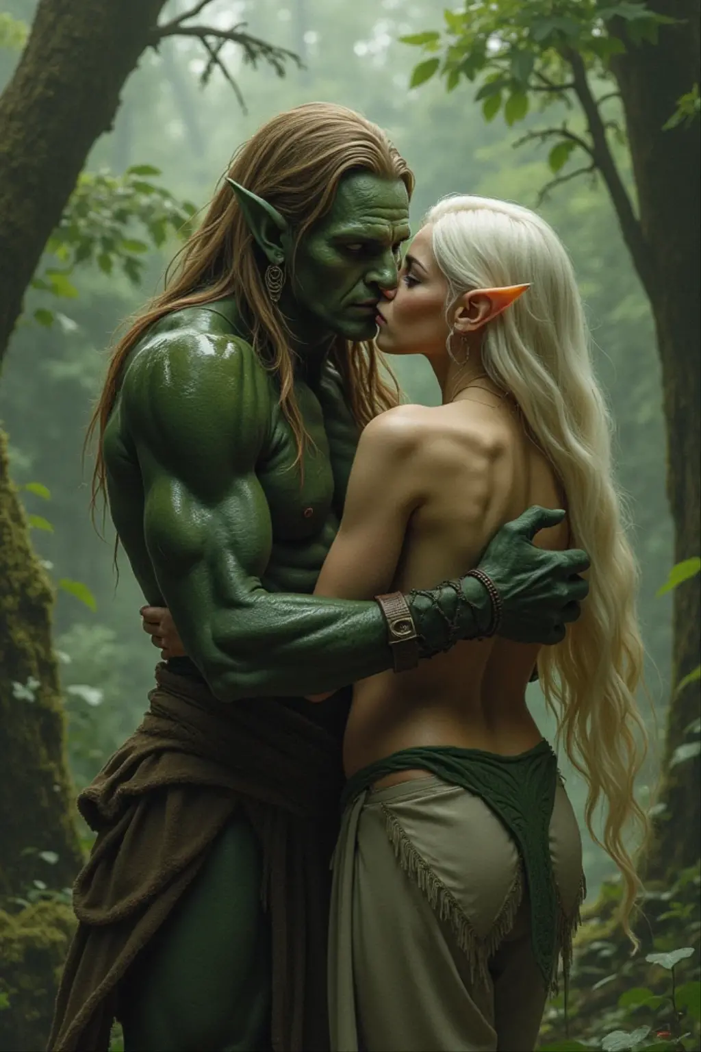 Two gay male elves