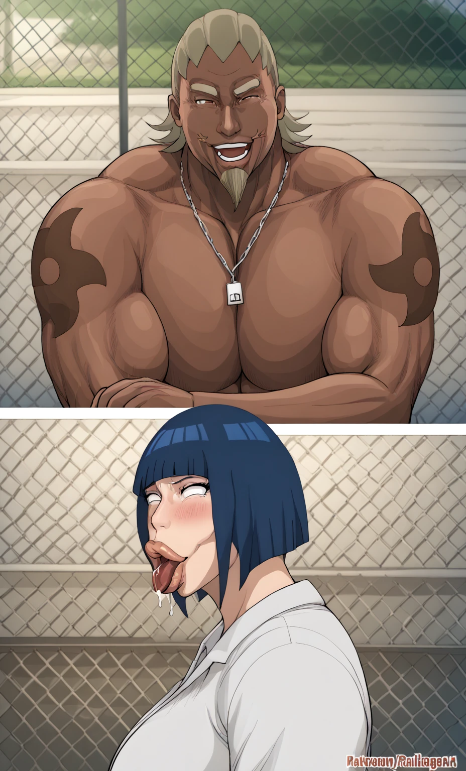 Young man,one male,hyper testicles, small penis, fuck urethral orifice,naked,Enlarged long nipples,gapping nipples,Slim and muscular,Enlarged gynecomastia,Black Hair,cool,Ahegao,Brown skin,Dark blue hair