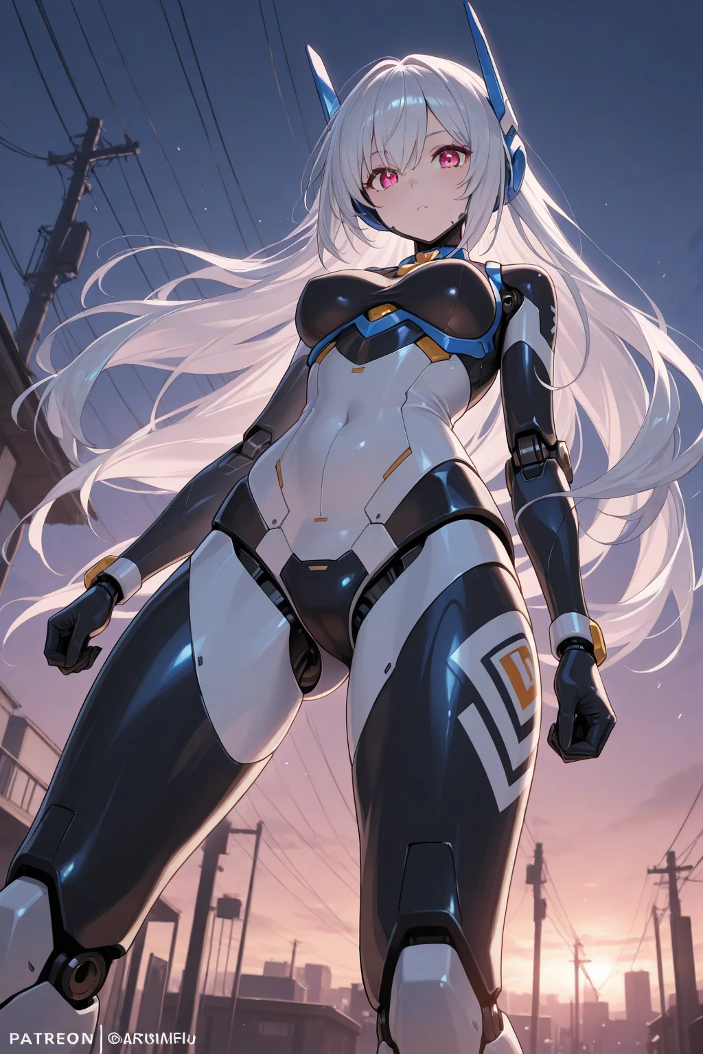 quality\(8k,Highly detailed CG unit wallpaper, masterpiece,High resolution,top-quality,top-quality real texture skin,Surrealism,提High resolution,RAW Photos,Best quality,Very detailed,,Light,Light线追踪,Golden Ratio\),Correct Anatomy,Machine Woman,Robot Girl,Doll Girl,ribbon,Emphasise important points,Close-up from the waist up,Close-up from the waist up,return,大きなButt,Big Butt,(((Bunny girl))),Street background,Urban Background,Mechanical Belt,jewelry belt,Elements of the clock,Secular elements,Silver,亮Silver,Silver色衣服,Silver色皮裤,全身Silver,Butt,大Butt,Fleshy Buttocks,撅起Butt,Charm,肥厚的Butt,反Light质感,metallic, Luxury Casino, roulette, Lots of chips