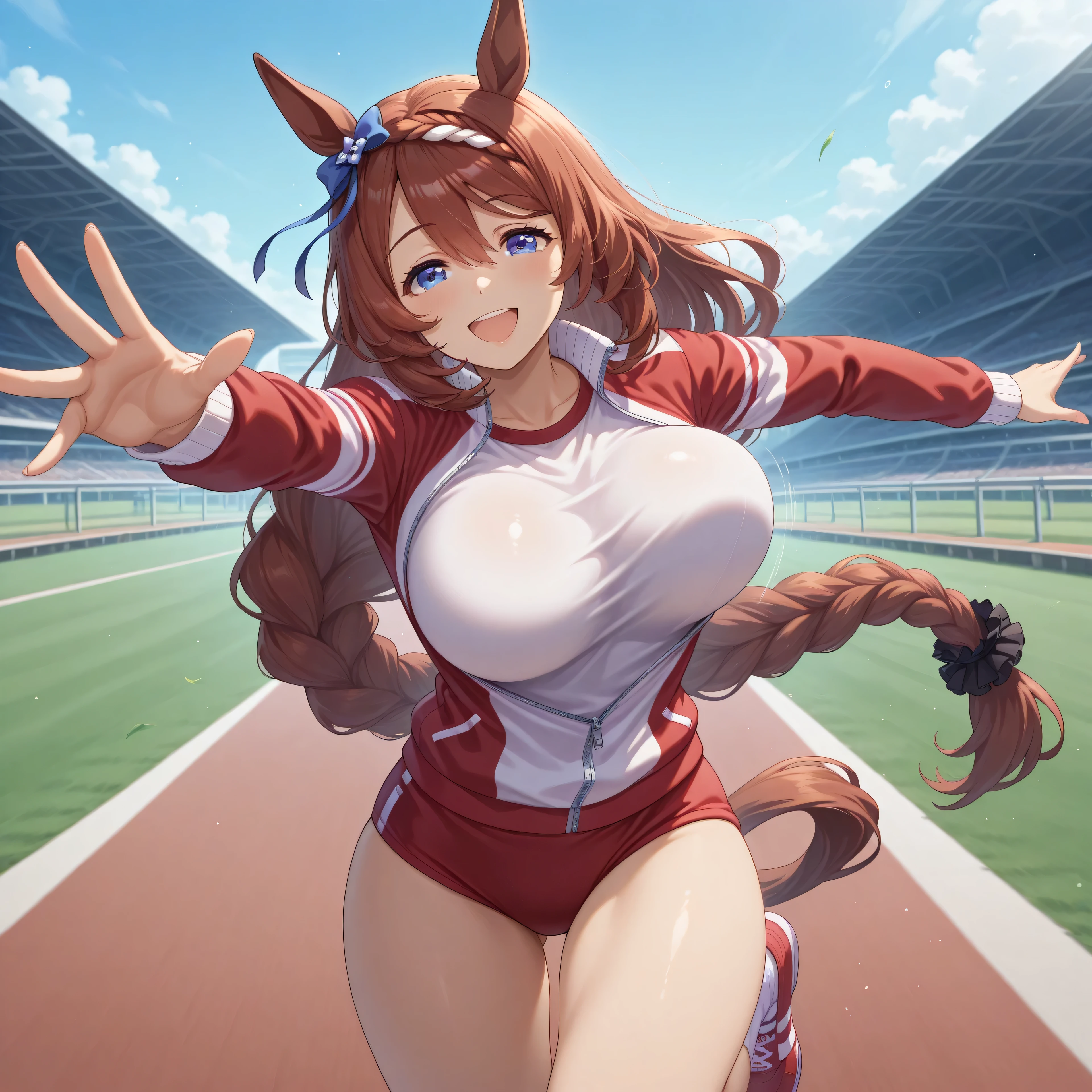 Big Breasts Miho no Bourbon Horse Girl