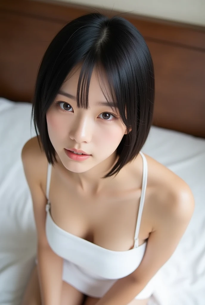 kiss face,Alafed Girl, Chiho, iwakura lain, クローズアップiwakura lain, with short hair, Shiori Teshirogi, Kotegawa Yui, princess cut, 彼女は17 years oldです, （Luxury underwear）sui ishida with black hair, lain iwakura, Cute girl - nice face, clear pubic bone outline,(small breasts same), High resolution, very detailed, highest quality, [masterpiece:1.6],, very detailed, ticker, fine details, highest quality, , movie lighting, 1 girl、17 years old、Cute Japanese high school girl、perfect body shape、, looking at the camera、cute droopy eyes beautiful big eyes、Moist eyes、Super detailed、High resolution、transcendent beauty　highest quality、masterpiece、magic mix real、(Live shooting:1.2)、(photorealistic:1.4)、beauty of beautiful details　delicate expression、((I can see panties))(squatting panty shot)(photorealistic:1.4)、Negative prompt