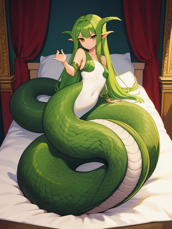 Naked woman with hair of multiple snakes