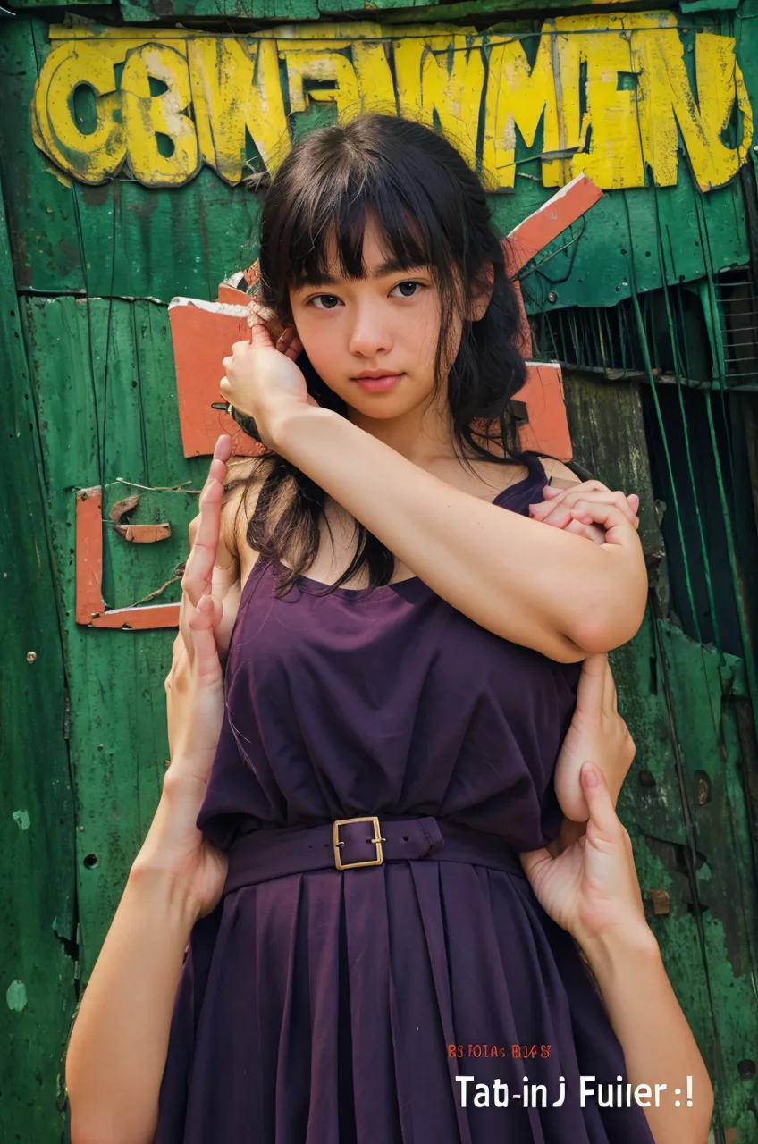 The woman has her hands tied、((Put your hands behind your back))、((Place your hands together and cross them behind your back))、((Her wrists are tied with rope))、Beauty、20age、university student、(anatomicaly, Has two arms and two hands)、Standing on a hill at night、There are a lot of trees、Beautiful night sky、There are many stars、A strong wind is blowing、Wearing a short-sleeved blouse、Wear a long skirt、Uniform eyes、Proportioned proportionedium build、Small breasts、Small face、(I can see from head to heel), Black Hair, bangs, swept bangs, Straight hair, Nervous, Messy Hair, Floating hair, Cinema Lighting, tachi-e, First-person view, throw, From behind, F/1.2, Nikon, Cowboy Shot, Surrealism, 超High resolution, Highest quality, High resolution, 8k, Textured skin, anatomicaly正しい体,