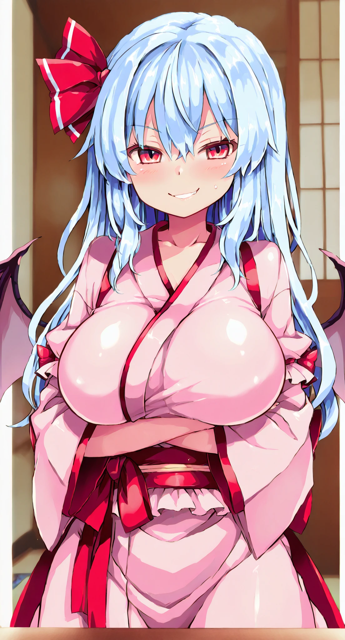 High resolution,masterpiece, Highest quality, Con_Kanaho, smiling , (((nsfw))) , (((busty))),1girl, sensual body, Her cheeks flushed , white and red kimono , miko , night , japanese festival , maturi , fellatio, oral seX, open legs , lying, ((vaginal seX)), hand job, X, gangbang