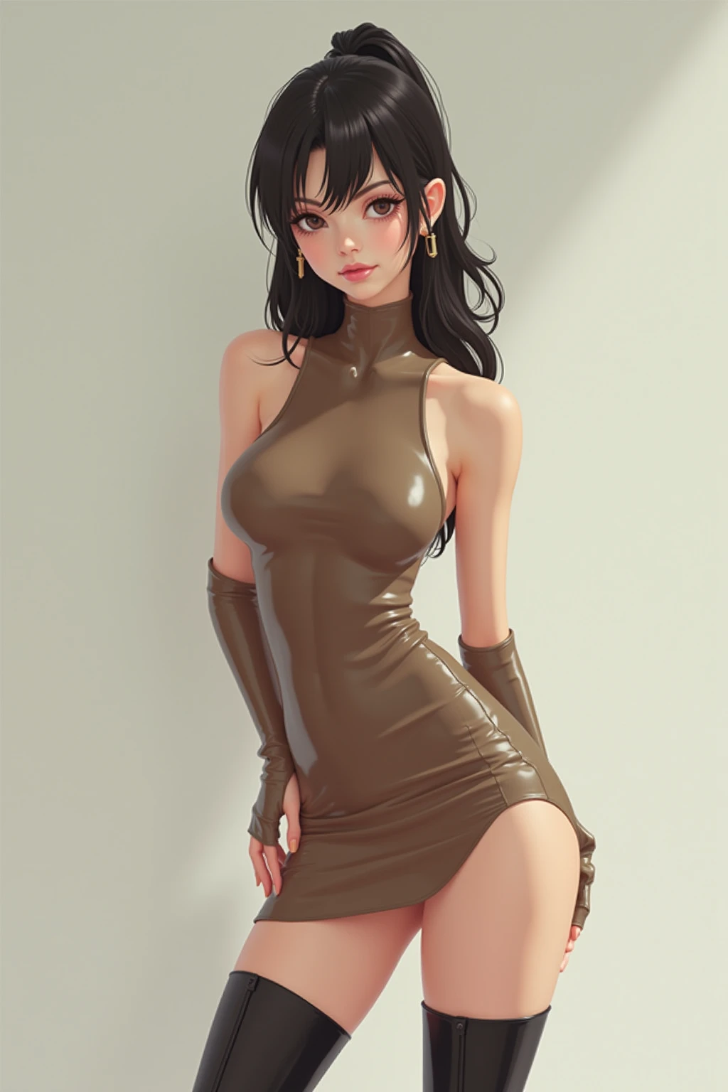 Beautiful female breasts:1.3), Combat character designs with hip-hop influences, Anime Illustrations, Reality, fantasy, comics, comics, Perfect body proportions and plump curves