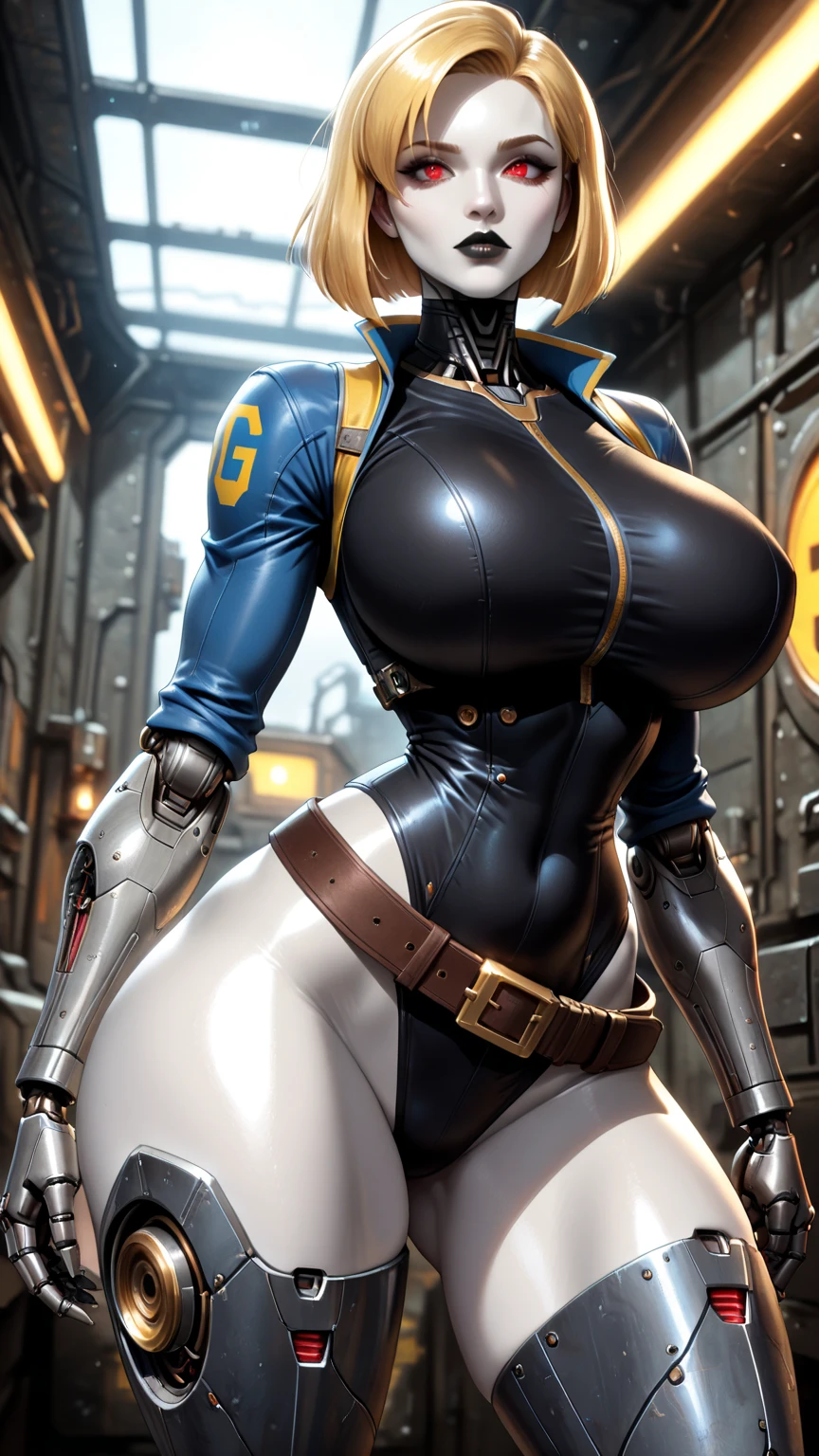 maryms,Best Quality,(beauty),masterpiece, 1girl,phisically-based render ,ultra highres,narrow waist, skinny,big eyes,long legs,(small breasts),puffy eyes, night,(rainy city), shiny skin, facing viewer, fighting stance, (make a fist),firm expression, (gigantic boobs:1.3)