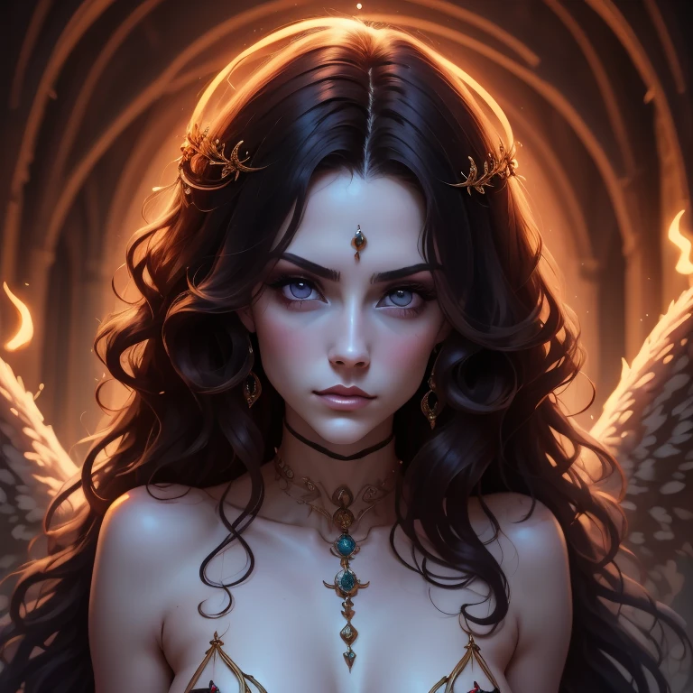 a close up of a woman with a crown of thorns on her head, unreal engine render + a goddess, wojtek fus, 4k detailed digital art, 4k highly detailed digital art, artgerm ; 3d unreal engine, cgsociety portrait, Artstation contest winner, alexandra fomina artstation, fantasy art behance, cgsociety contest winner
