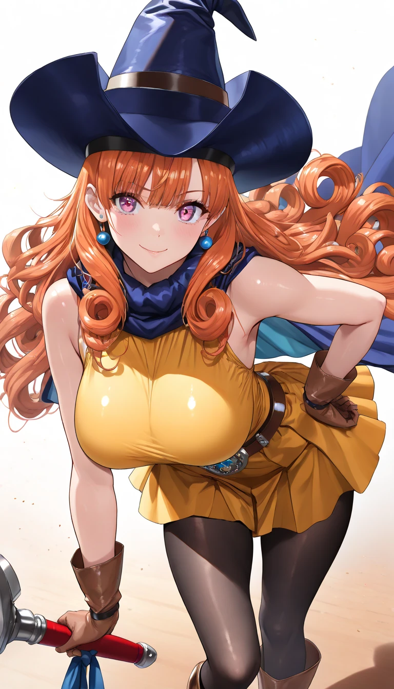 Rangiku Matsumoto con sombrero de vaquero y sujetador posando para una foto, amoranto, better known as amoranto, young beautiful amoranto, hermosa bruja vaquera, vaquera, amoranto as a super villain, vaquera, western vaquera, borracho vaquero pelirrojo pelo largo, 🐎🍑, Abigail de Stardew Valley, escote
