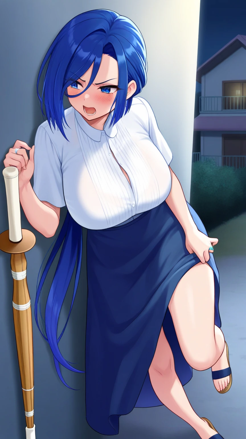 ((masterpiece, best quality)), high resolution,ultra detailed,8k,16k,detailed background, perfect lighting, 1girl,solo,nsfw,embarrassed,blush,(all fours,from behind,bottomless:1.4),(from front,steam,sweat:1.2),fisheye lens,close up anus,show your butt,look at viewer,wavy mouth,small butt,pussy juice,cum in vagina
,(pale skin, body,flat chest,kawaii,teenage,short stature,short body,furude rika
blue hair,purple eyes,very long hair,blunt bangs),green dress