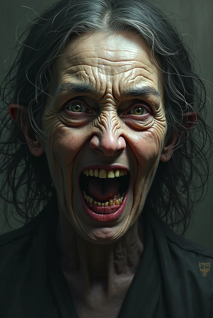 Super ugly woman