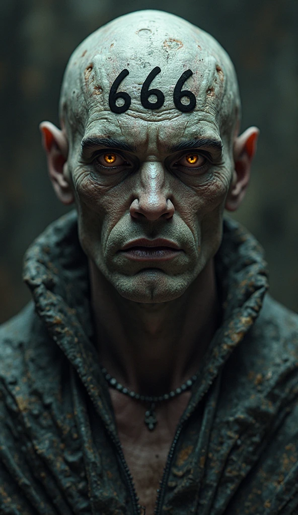 realistic portrait of a pdalns zombie, digital art, 4k, high detailed