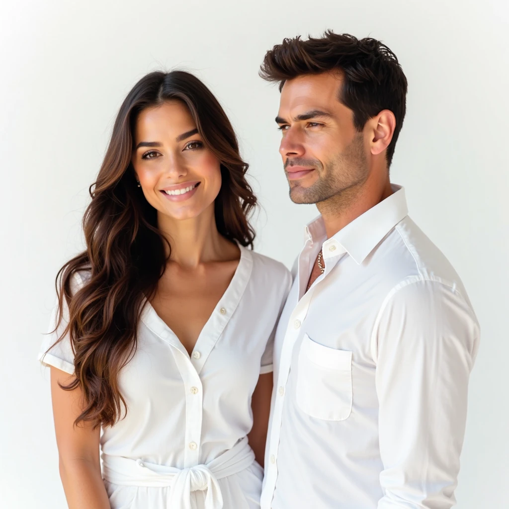 Manushi Chillar wearing a white shirt kissing Pierce Brosnan in bedroom 