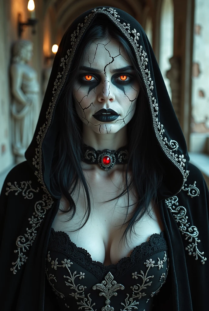 (nsfw:1.5), (horror art:1.1), unity 8k wallpaper, ultra-detailed, beautiful and aesthetic, masterpiece:1.2, best quality, religious and superstitious terror, dark atmosphere, hauntingly realistic, macabre illustrations, eerie symbolism, bloodcurdling imagery, intense shadows, bone-chilling scenes, unsettling creatures, ghostly apparitions, gothic architecture, ominous ambiance, psychological horror, supernatural forces, terrifying entities, nightmarish landscapes, grotesque figures, demonic presence, chilling rituals, occult symbolism, hair-raising details, nerve-wracking suspense, sinuous tendrils, disturbing dreams, otherworldly dimensions, twisted imagination, terrifying descent into madness, sinister rituals, foreboding silence, spine-tingling fear, macabre beauty, haunting presence, blood-soaked scenes, unearthly whispers, terror lurking in the darkness, harrowing nightmares, spine-chilling terror, phantasmagoric visions.