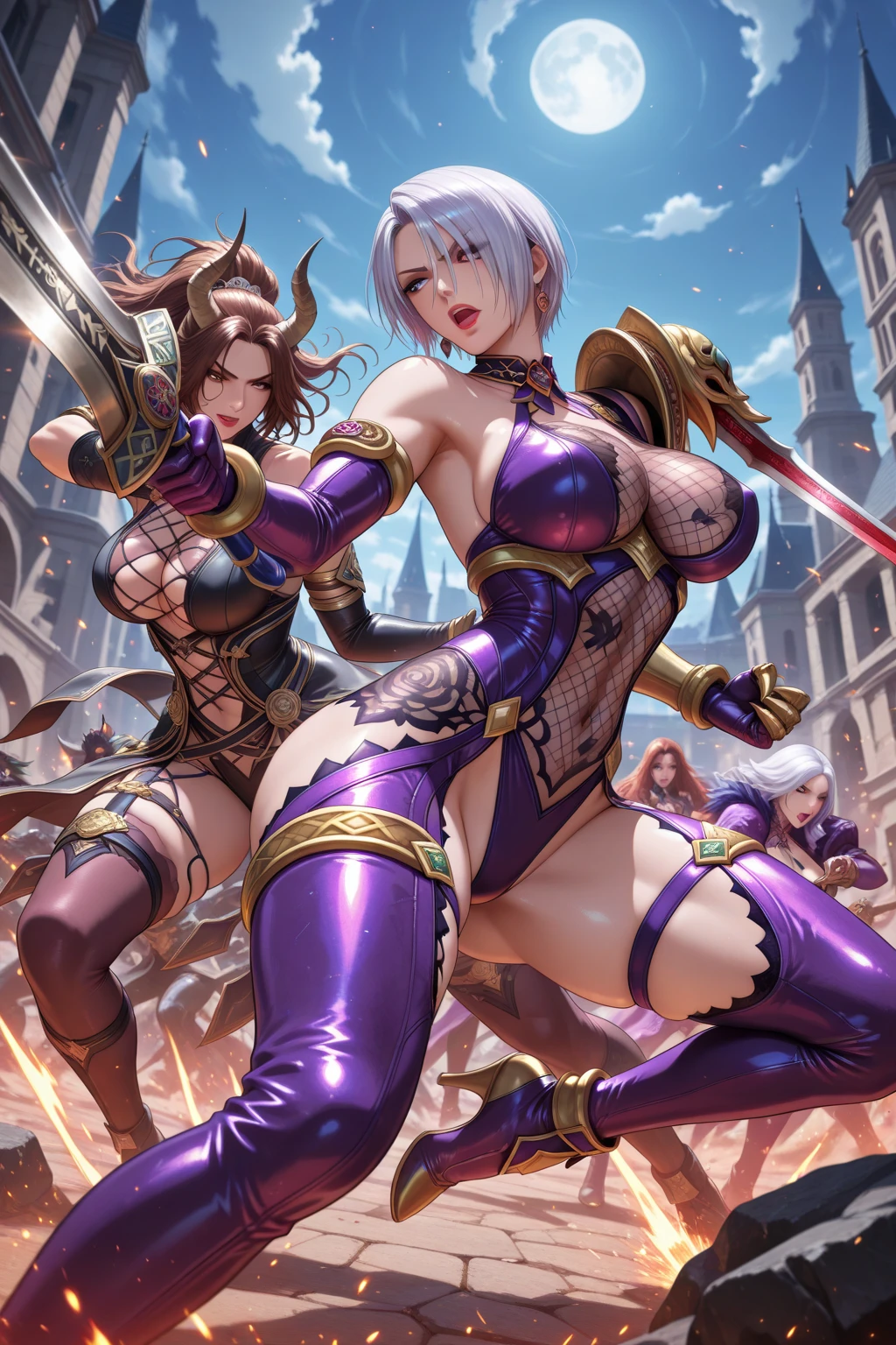 {nsfw}, (1 mature, muscular female paladin,Age 25,Put your arms behind your head,Gorgeous Paladin Armor,Arm guard,Leg guards),(A female paladin surrounded by three male goblins),(Vicious Goblin in Heat),Outdoor,(weak々Kneel deeply,Surrender),(anger,Are crying:1.2),(Gorgeous Necklace,jewelry, bracelet),Big Breasts,