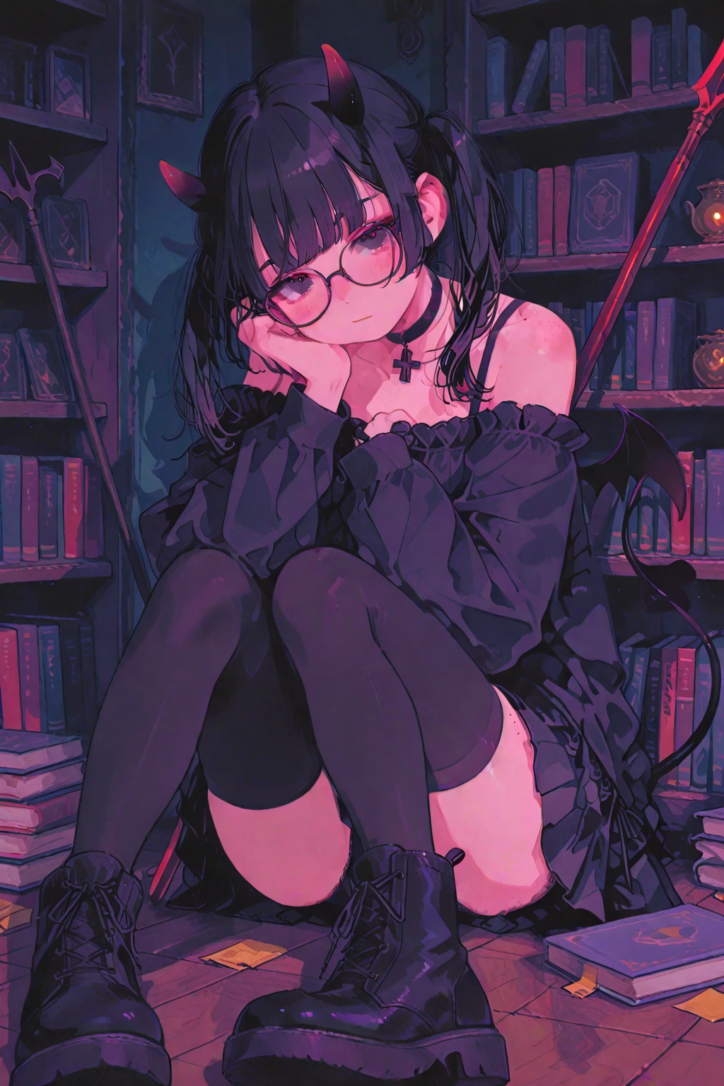 corpse、There was blood everywhere、blood spatter、dark tones、Red tones、ahegao ( stupid / sex)、Strabismus、Stranger、View other people、Bangs、sit,Hand on,maid, Glasses, Knee socks,ahegao , stupid,sex,Drunk Eyes,Bangs, Black Hair,(On the table:1.2, best quality), (Delicate and beautiful eyes: 1.2), (Detailed background,Dark Fantasy), (Beautiful and delicate face), High contrast, (Optimal lighting, Extremely refined), ((light)), rich and colorful, Super detailed, 戏剧sex的light, Intricate details,