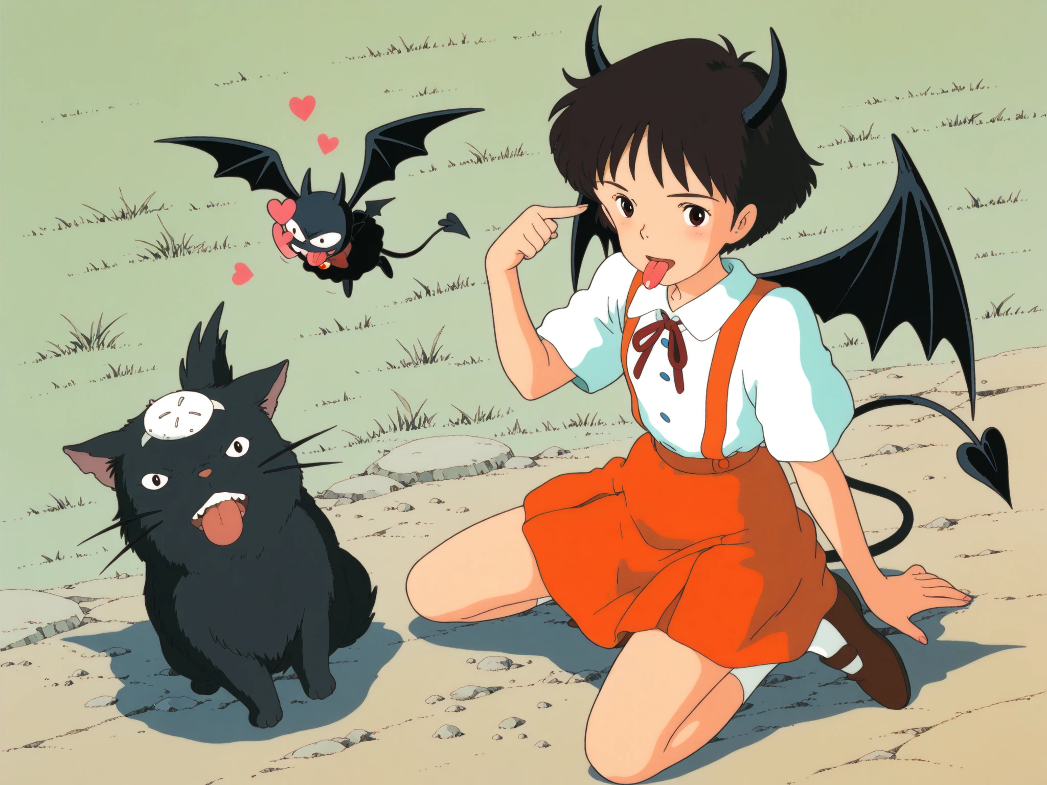 Ghibli animation style converter - Architecture scene transformed online