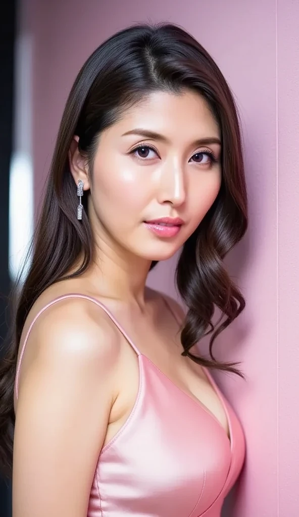 Anime-style woman, thin, thin, whole body, Full of tattoos, Lots of earrings, Beautiful and shiny hair, Rainbow Eyes, Slanted Eyes, Wavy silver hair, Kind and charming, shoulderを露出させる, Delicate and sexy collarbone, Attractive oval face, double eyelid, Pink Lips, Small Nose, Concentrated face, Ultra-high resolution, Very detailed, Graceful posture, Nice, ultra-thin,whole body，arm，shoulder，chest，Egyptian genitals、Covered in a ton of vermilion rhinestone body art paint, Glowing Skin, Realistic Background, sunlight，Sunburned, Sunburn，Burning idol pose，The body is decorated with lots of rhinestones.