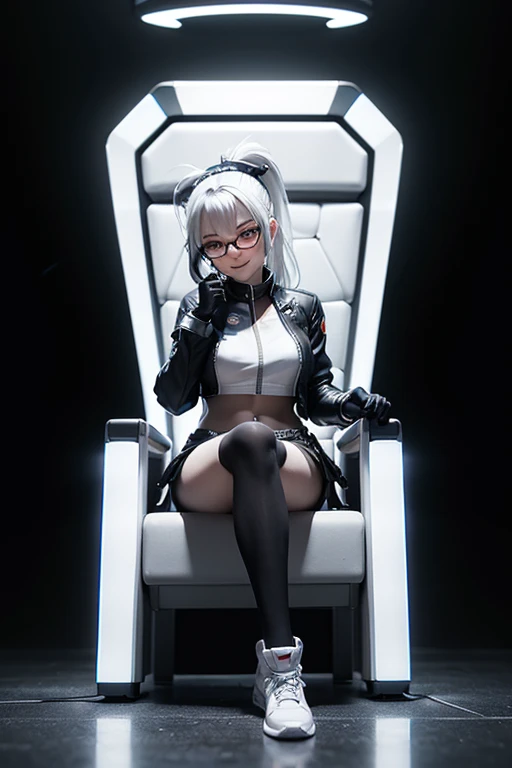 micaiah fe, 1girl, (solo), long straight hair, light blue hair, flat chest, small size, blue eyes, fair skin, glossy lips ,team rocket uniform, red letter R, white skirt, white crop top, black thigh-high boots, black elbow gloves, perverted smile, red cheeks, looking down on viewer, sitting down, legs crossed, ????? sex, ??? view, lots of cum on sex, full body, (night), moon, forest, (very sexy body, detailed face, masterpiece, highly detailed, 8k, best quality, vibrant colors, digital art, concept art)