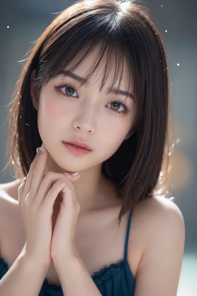 (Browsing Caution:1,4),Mix 4, (8k, RAWphotograph, Highest quality, Tabletop: 1.45), (Realistic, Realistic: 1.37), With a girl, cute, bed,illumination, night, プロのillumination, photographn mapping, Radio City, Physically Based Rendering, Gradient Brunette, 高品質のphotograph, High resolution, 1080P, (Beautiful face), (Detailed facial depiction), (Detailed description of the hand), (Delicate CG), Extreme light and shadow, Rich details, (Detailed facial features), (Highest quality), (Fine Eyes), Look in front of you,Beautiful woman, Highly detailed face, Highly detailed lips, Fine Eyes, double eyelid,  超High resolution, (Faithfulness: 1.4), photograph, 1 person, [(sad)],  , Thin limbs, sunlight, movie, Cool pose, I Cup, Highest qualityな完璧なボディ, photographのような, (1 person: 1.3), Perfect balance, (Huge, Perfect breasts, Areola),(Realistic, Photorealistic:1.37),1 personの少女, Cowboy Shot,Professional Lighting, Photon Mapping, Radio City, RAWphotograph、(Photorealistic:1.4)、Octane Rendering、Complex 3D rendering with ultra-detail, Studio Soft Light, Rim Light, Vivid details, Super Detail, Realistic skin texture, Detailed aspect, Beautiful details in the eyes, Highly detailed CG Unity 16k wallpaper, compensate, (Detailed Background:1.2),Highest quality, 超A high resolution, Tabletop, 1 personの少女, 20-year-old, , cute顔,((Light on face:1.2)),((movie照明:1.2)),(Photorealism:1.4),((30 piercings in left ear)),((necklace)),((A woman who always smiles)),((nightのプールサイド:1.4)),((Lighting on face:1.1)),((Close-up of face:1.2)),((Delicately depicting the face:1.2)),((Multicolor hair color:1.2))(Pixie Cut:1.5),(((全身Completely naked))),(((nsfw))),(((Completely naked)))
