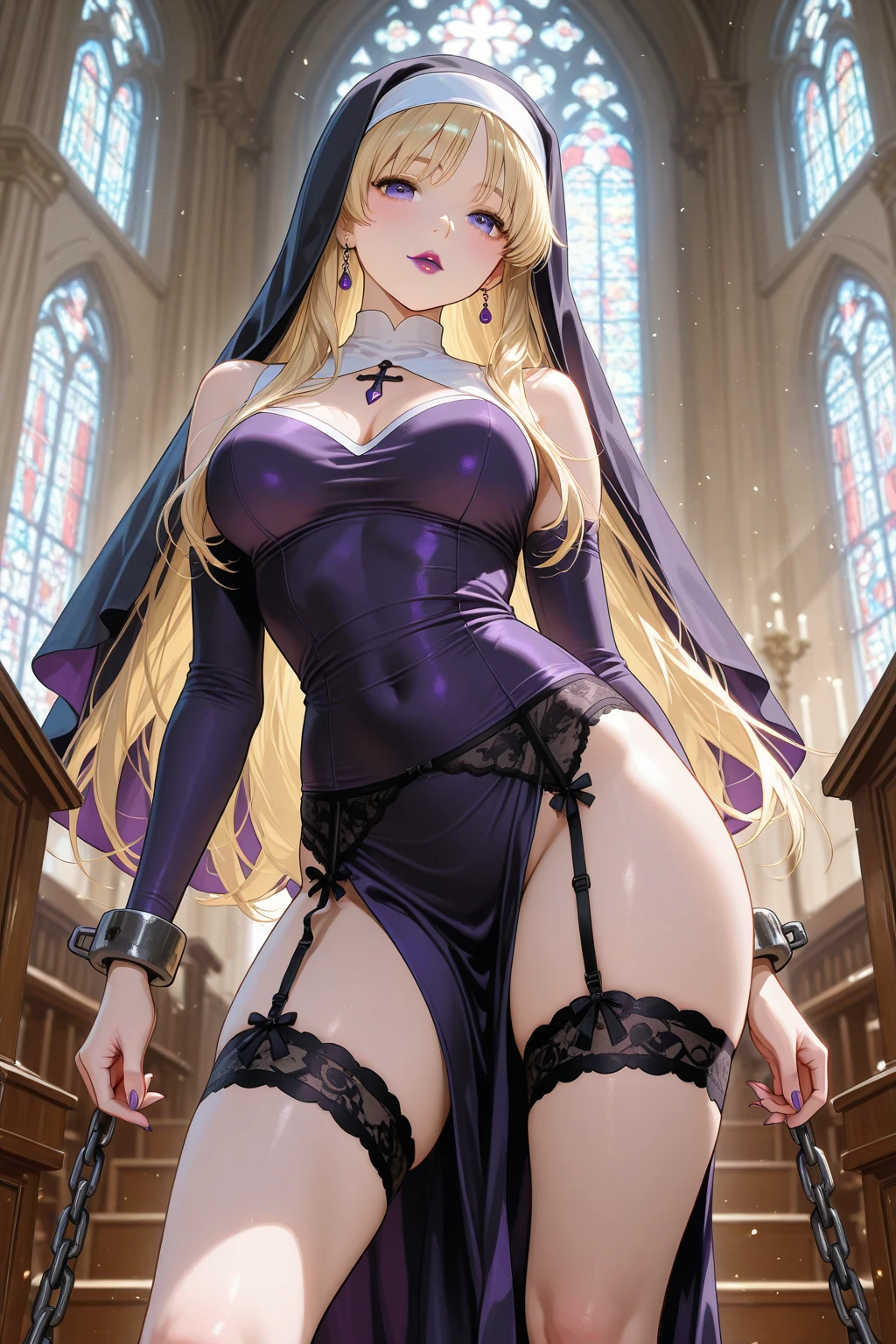 highest quality、All limbs、full finger、Slender beauty、straight hair、brown hair、Dereste、green, white and purple idol costume、high socks、beautiful big breasts、live stage、big smile、((tits、nipple、no panties、live stageで性的誘惑してる、I'm inviting you to have sex))、Love juice dripping from the pussy