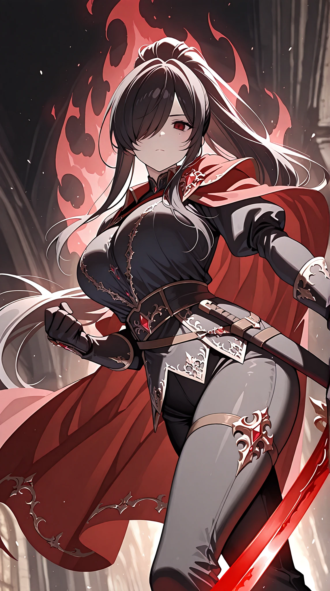 Charismatic female portrayal of vampires。