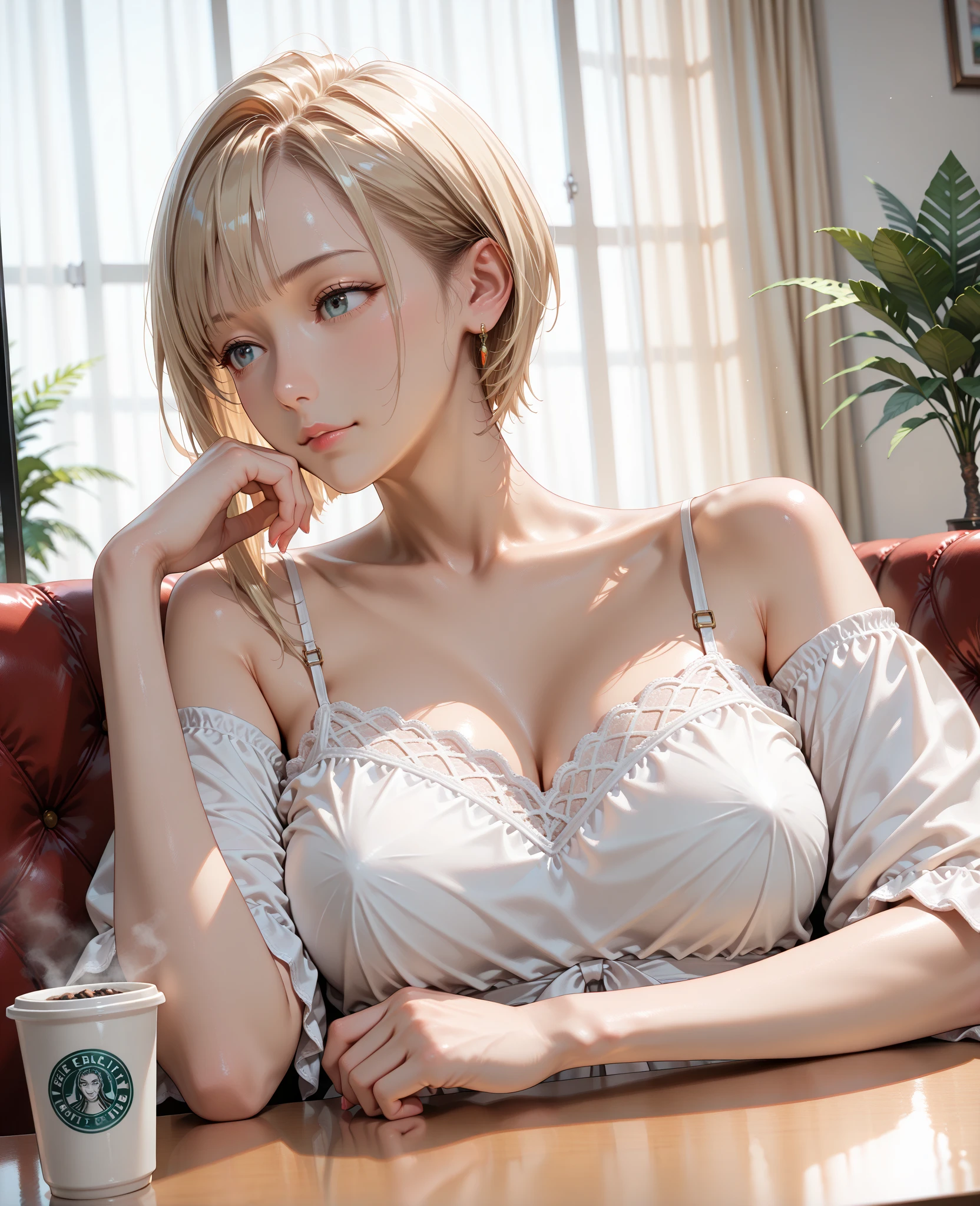 (table top: 1.3), (maximum resolution: 1.2), (Ultra HDTV: 1.2), cinematic light, 8K resolution, fine eyes and skin, detailed facial features, , (sharp focus: 1.2), (focus on face:1.2),perfect style, beautiful face, acura, anatomically correct, Highly detailed face and skin texture, fine eyes, double eyelid, thin eyebrows, glitter eyeliner: 1 natural cheeks, Glossy skin, Fair skin: 1.2, (glossy lips: 1.4),、 (embarrassed look: 1.2),Highly detailed face and skin texture, fine eyes, double eyelid, natural cheeks, , glossy lips: 1.4,exposed cleavage、(A large amount of sperm in the chest:1.4)(A large amount of sperm on the thigh:1.2)、 blush、humiliating、impatience、disappointed、It was scary、glare、sexual excitement、provocation、embarrassing、open your knees、open your legs、 white underwear、white bra、Sparkling small earrings and necklace、disheveled clothes、dressing、exposed panties、sweating、grass、thin underwear、stockings、 25 years old, A neat and clean woman,1 person、 upturned chest, Remains、on the floor、blonde、Blue Ash Eyes,(monastic uniform:1.5)、smiling expression