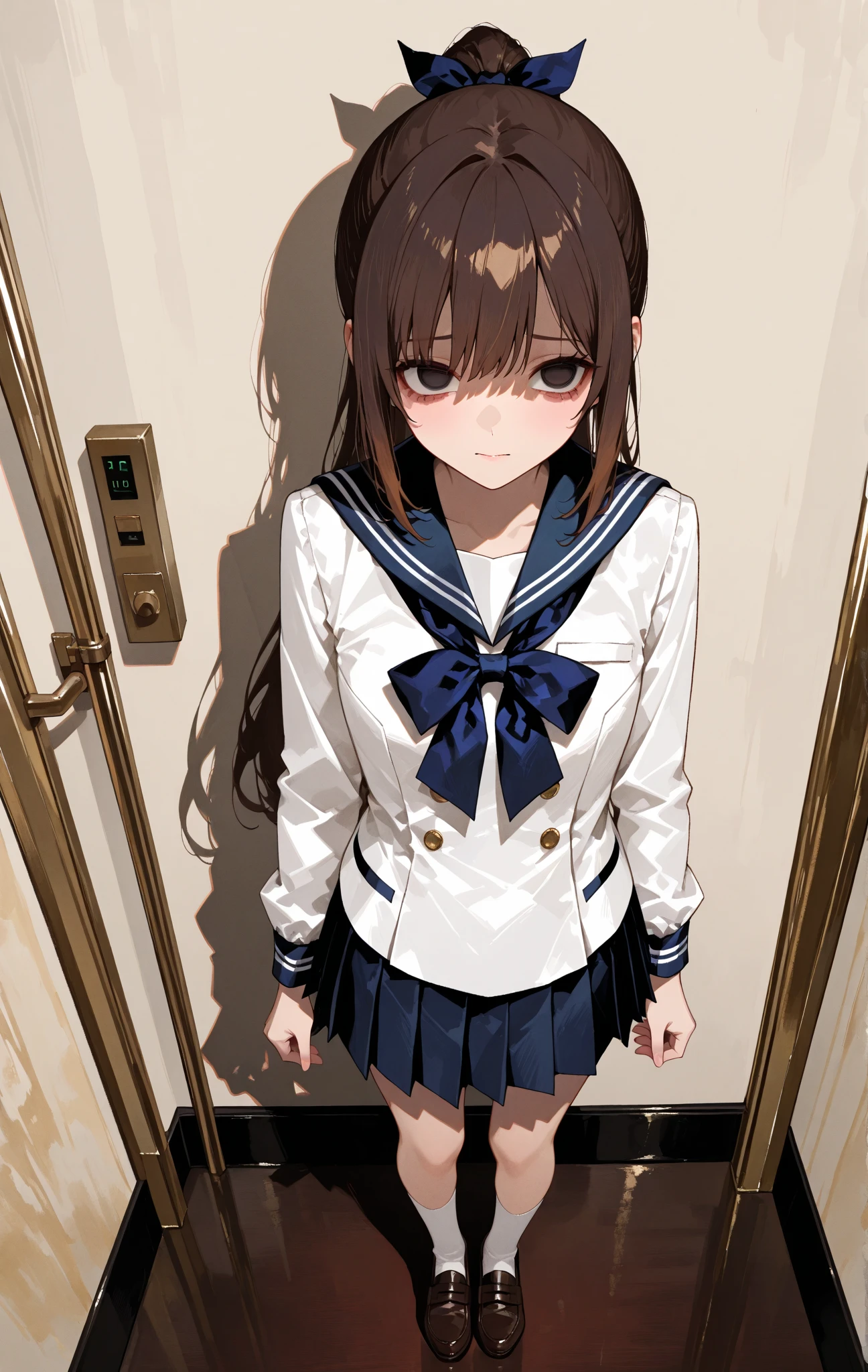 Sex-loving 15-year-old junior high school student、D Cup、Undressing