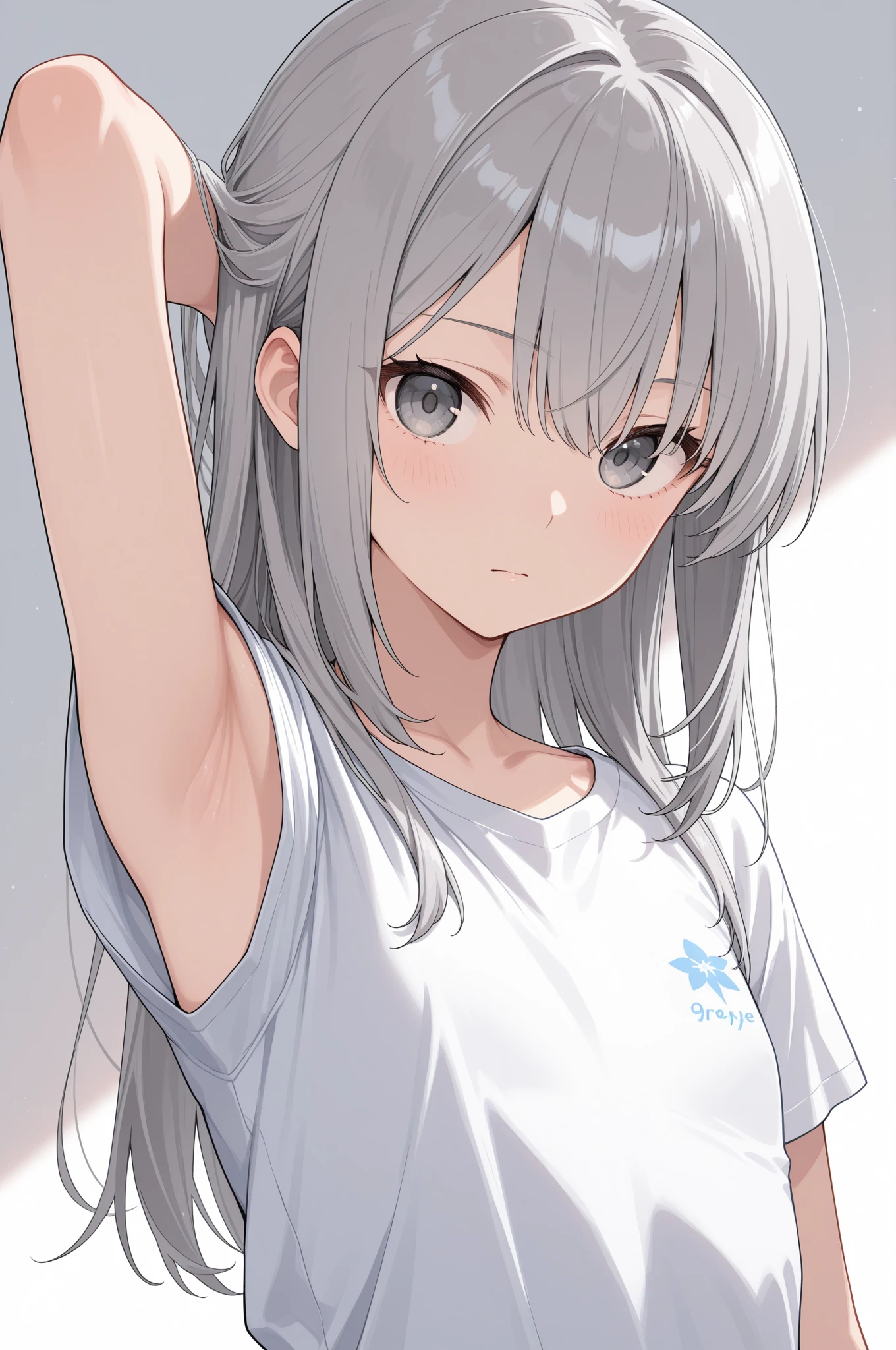 (best quality, masterpiece), 1 girl, centaur, It takes, White skin, Korean , Smiling, Athletic Competition, 
exposing the abdomen,belly button t-shirt, 아름다운 소녀 perfect wolf photo, perfect wolf photo