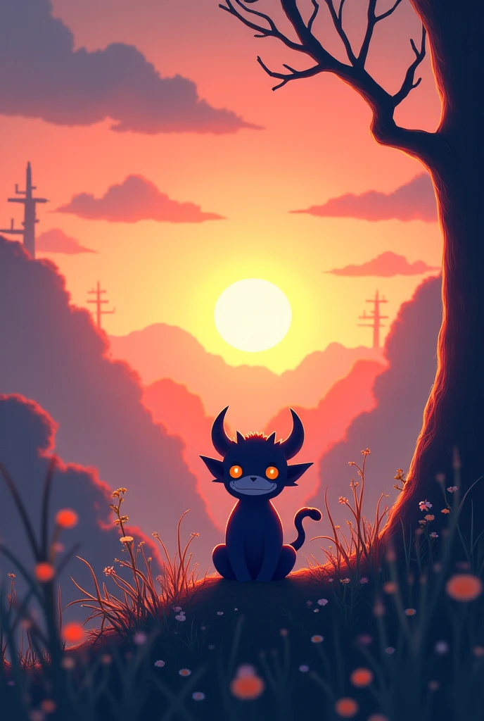 A Little Demon anime version watching At Dawn