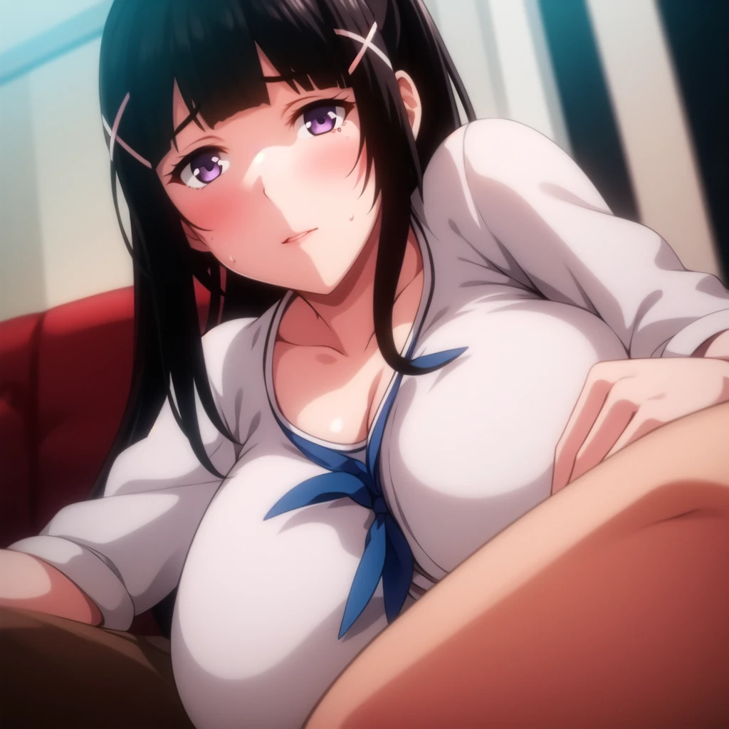 ((masutepiece, Best Quality, hight resolution, nffsw, Perfect Pixel, depth of fields, 4K, )), 1girl in, Solo, Lori, Beautiful anime girl, Beautiful Art Style, close up, Looking at Viewer, Perfect body, NSFW、top-quality、masterpiece、ultra-detailliert、(((fullnude)))、(((barechested)))、(((Colossal tits)))、(((big areolae)))、(((teats)))、a bed