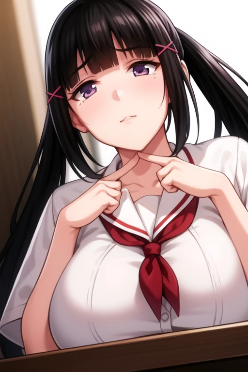 (8k, RAW Photos, highest quality, masterpiece:1.2),
One girl,alone,Mature Woman,Black Hair,Brown eyes,Long Hair, chest, chestの谷間, naked， View Viewer,alone, One girl, View Viewer, 2D, anime, anime coloring, Upper Body, (Simple Background, White background:1.3), utaha kasumigaoka, (((Skirt flip, I can see your panties)))，squat，From below，blush，Embarrassing， (( 指で膣を触ってMasturbationする)),Masturbation，orgasm，Love juice, 床にこぼれるLove juice, liquid splashing from girl, (( 指で膣を触ってMasturbationする))，Climax，Climax，Squirting，
 (( 指で膣を触ってMasturbationする))， (( 指で膣を触ってMasturbationする))， (( 指で膣を触ってMasturbationする))， (( 指で膣を触ってMasturbationする))， (( 指で膣を触ってMasturbationする))，masturbation，masturbation，masturbation，masturbation，masturbation，masturbation，
 