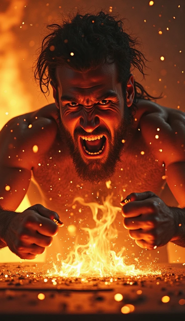 Image of the god Hades smoking