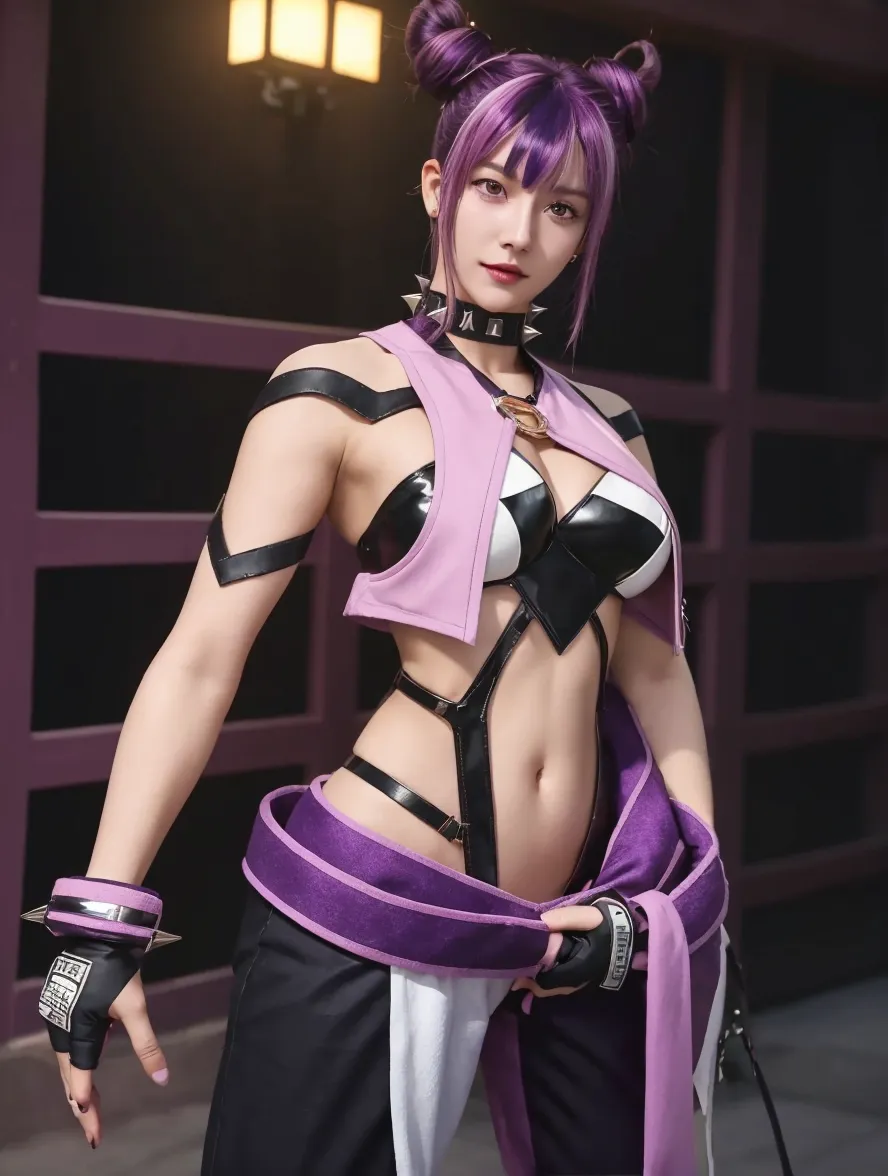 (The CG is very detailed.), (best quality), perfect face, Shiny skin, Shiny skin,wide hips, 1 girl,alone , Eukinetics,light purple hair,very long hair,low Twintail,Ahoge, purple eyes, Twintail, long hair,Mighty Cougar, ,Yellow horns,red armor, rider belt, glove, Diaphragm,navel,gold,,armor,belt,gag,bare shoulders, Thumbs up, smile,full body,