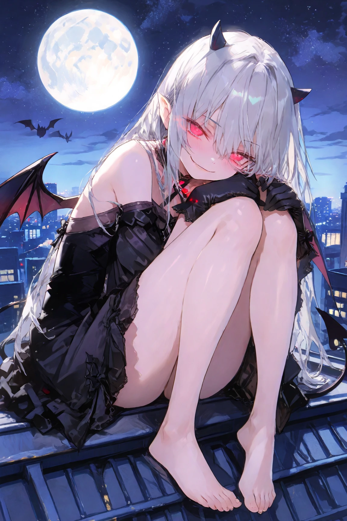 Zombie little girl,With vampire wings,With vampire teeth,lies on the ground,Exposing the crotch,white and transparent,Raised sexy,Have on the street,lookingat,Spread the joy of leg presses,The clothes were tattered,There are bite marks on the body,Watch from behind,Put a stick in it,look of anguish