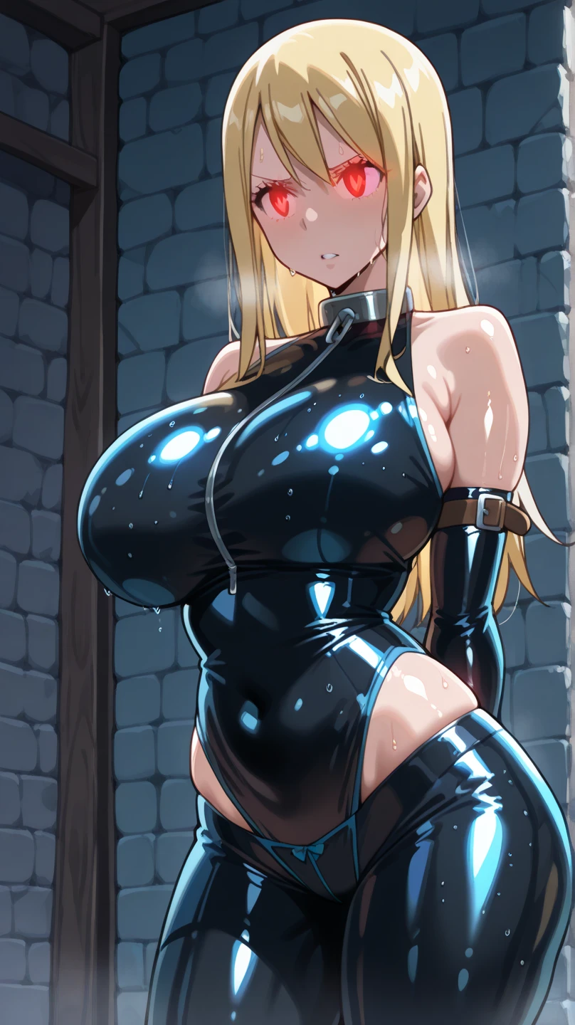 full body, (masterpiece), (best quality), ultra high res, ultra detailed, detailed eyes, intricate, 1girl, blond hair, looking at viewer, huge breasts, cleavage, collarbone, ((huge breasts, tight clothes, cleavage, looking at the viewer, orgasm face, extasy face, lewd expression, tongue out, open mouth)), (abs:0.8), blushed, underboob (realistic:1.2), (realism), (masterpiece:1.2), (best quality), (ultra detailed), (8k, 4k, intricate), (85mm), light particles, lighting, (highly detailed:1.2), (detailed face:1.2), (gradients), colorful, (detailed eyes:1.2), (detailed background), detailed landscape, (dynamic angle:1.2), (rule of third_composition:1.3), (Line of action:1.2)