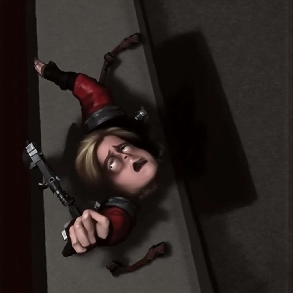 Create something similar to this but the person stepped on is younger

