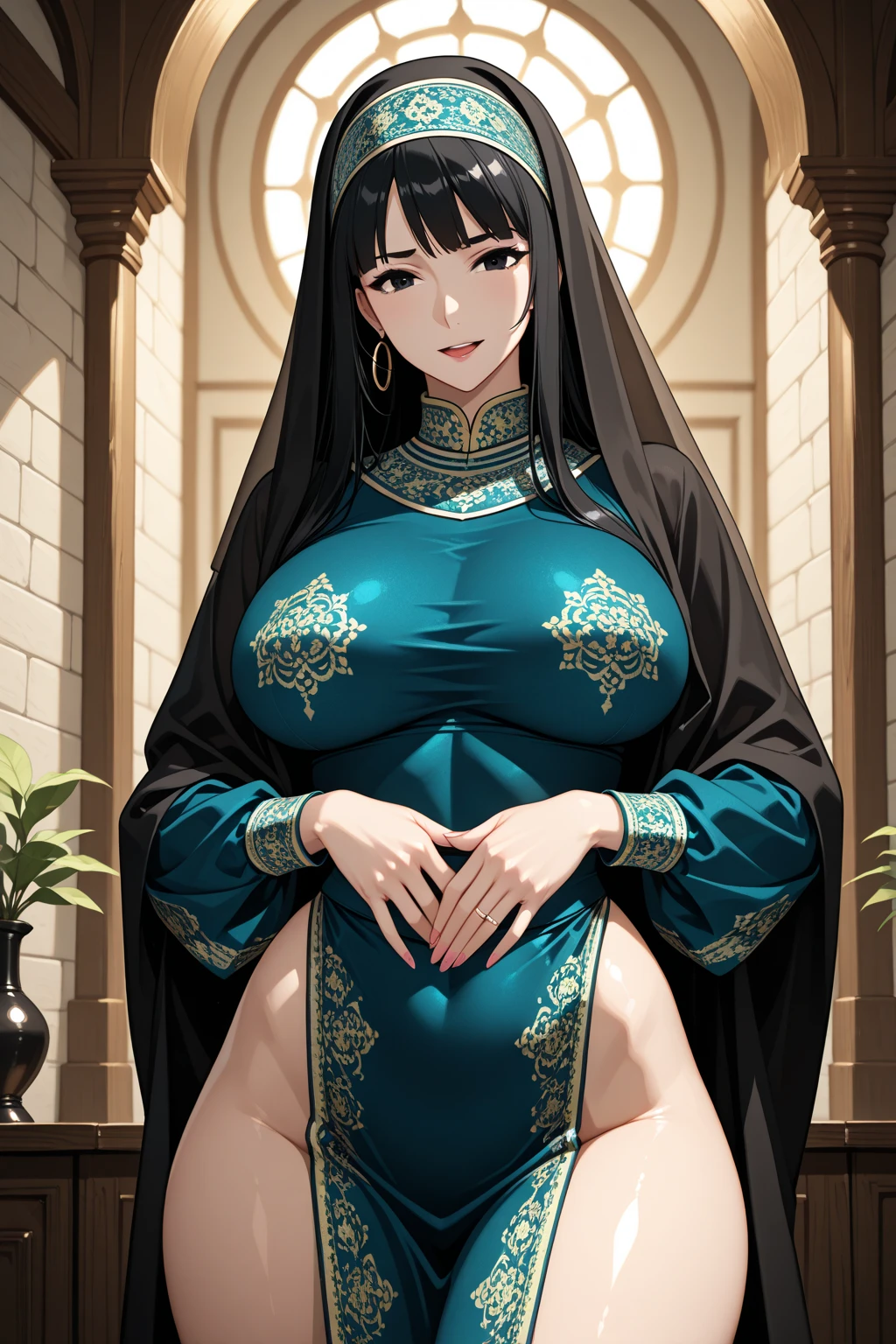 Muslim thot fully cloth milf