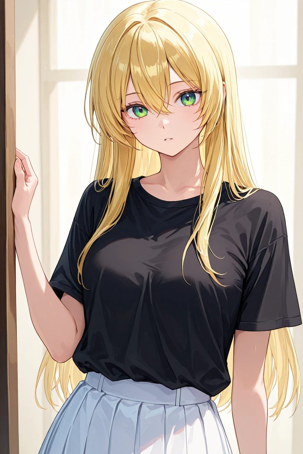 score_9, score_8_up, score_7_up, score_6_up, source_anime, BREAK 1girl, solo <lora:aiswallenstein-pdxl-nvwls-v1:1> ais wallenstein, black t-shirt, sitting, couch, grey pants, tired, looking at you