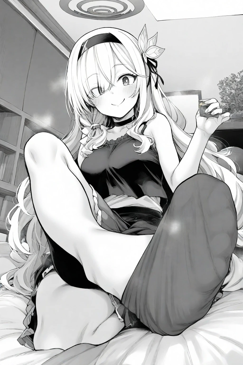 1girl in,line-drawing,monochromes,sketch,Pencil drawing,Traditional Media,1girl in, (Illustration:0.8), (Beautiful detailed eyes:1.6), extra detailed face, Perfect Lighting, extremely details CG, (Perfect hands, Perfect Anatomy)、NSFW,(tempter, cleavage),Cowgirl ,girl on top,Straddling,SUI,bed),(Spread legs),(Squatting,Open legs),(open mouth)