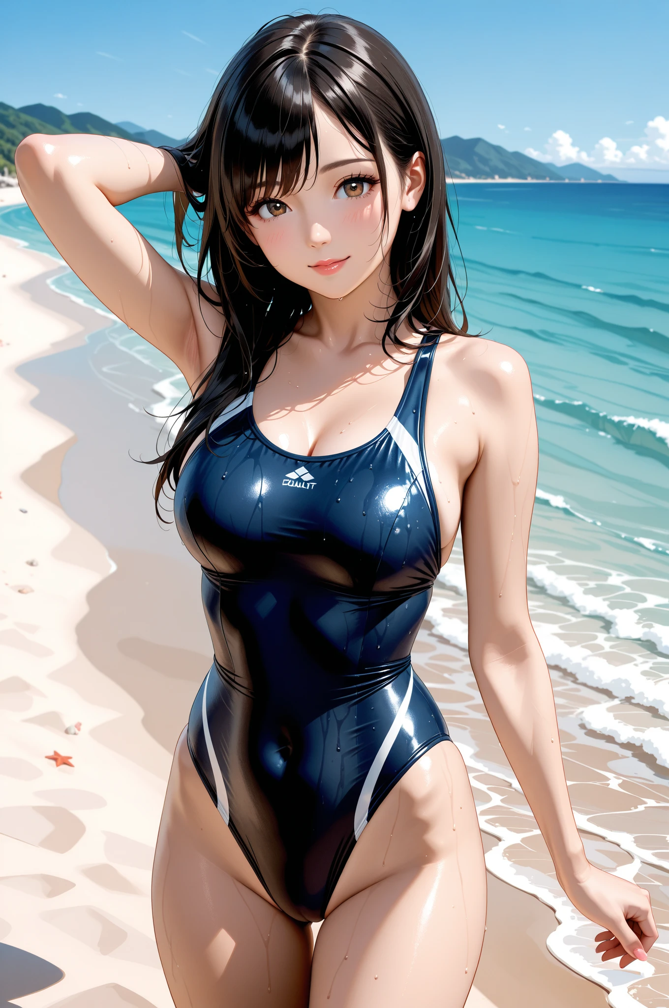 Girl in swimsuit