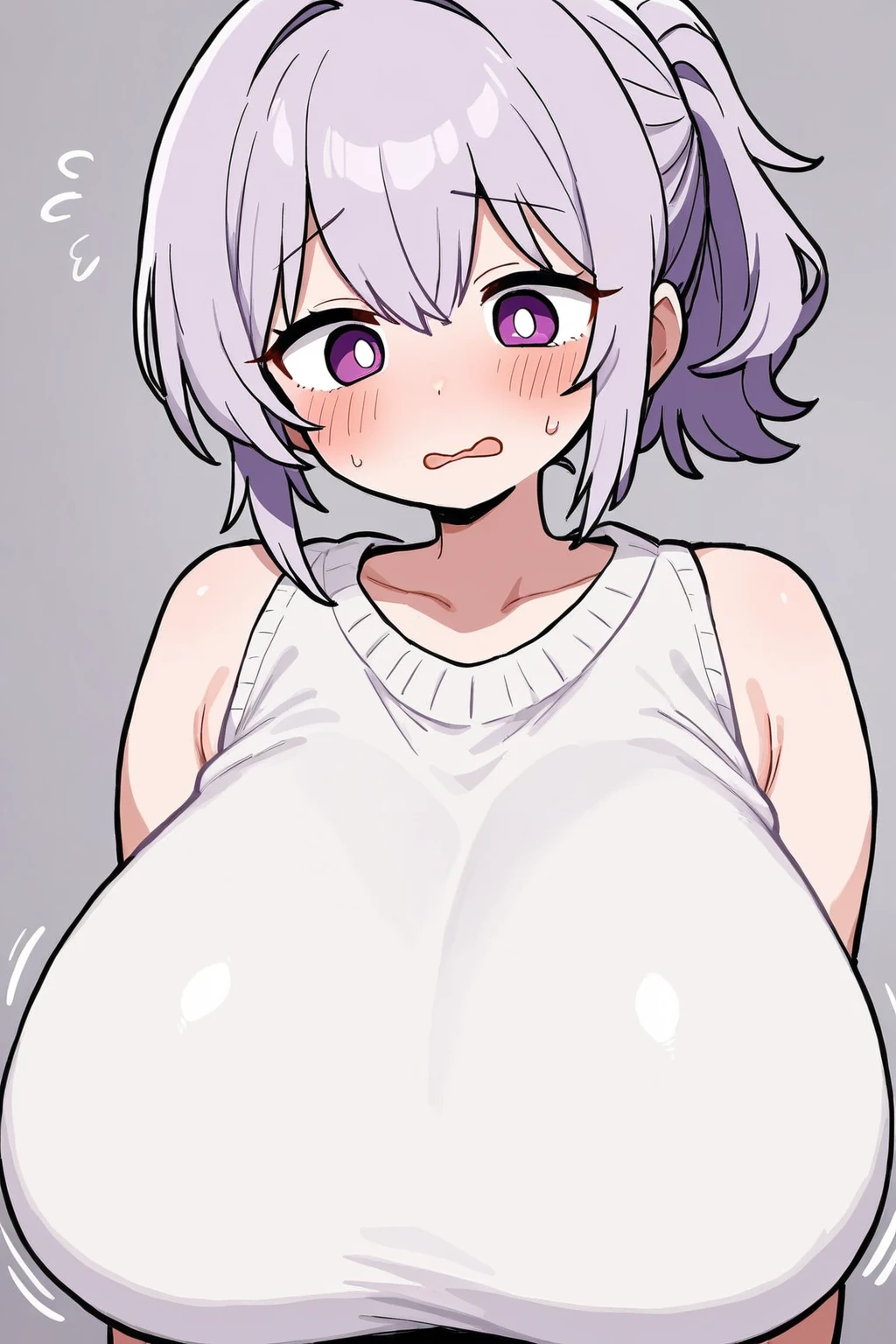 (masutepiece, Best Quality, Detailed), 1girl in, Solo, fullnude、Ahegao、A large amount of love juice flows out、Squirting、She has ring piercings on both nipples、suffering from pain、The whites of my eyes are peeling off、I'm fainting、