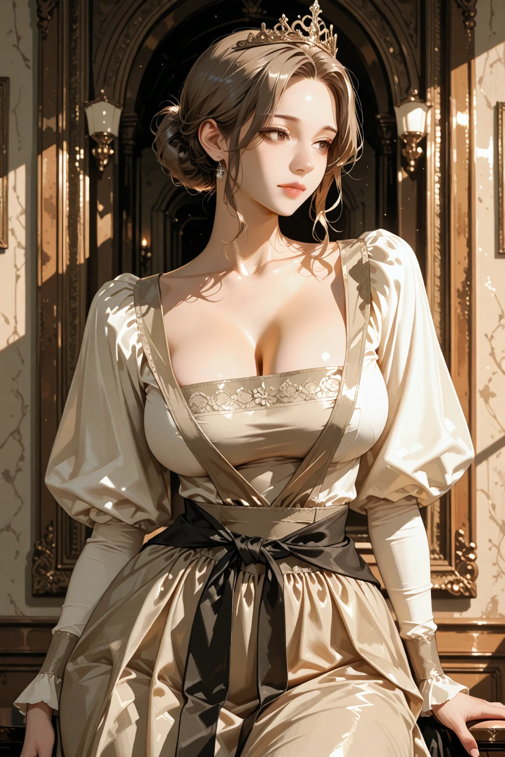 (Triangle),(Standing on the bed),(Thin:1.8),(Large Breasts),(Feel free to hairstyle),(Highest image quality,(8K),Surreal,best quality, high quality, HD, high quality texture,High Detail,Beautiful and detailed,fine,Extremely detailed CG,Detailed texture,Realistic reproduction of the face,masterpiece,Presence)